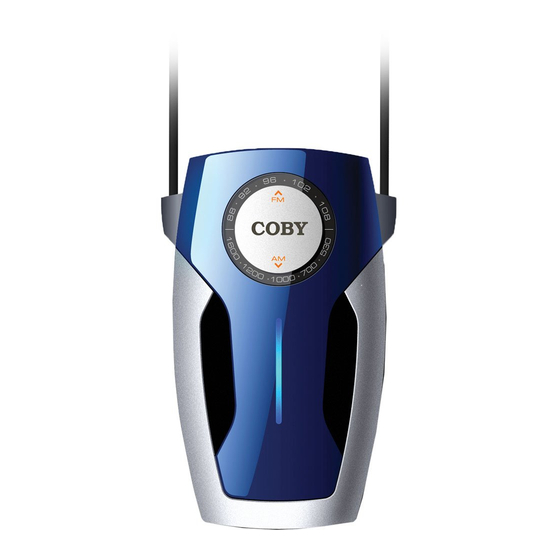 Coby  CX CX-73 Operation Manual