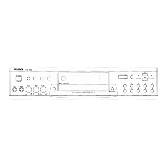 RSQ NEO-E500 User Manual