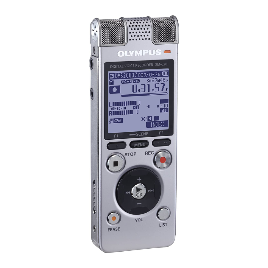 Olympus DM-620 Instrucciones Detalladas
