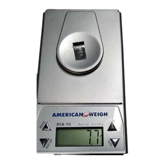 American Weigh DIA-10 User Manual