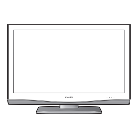 Sharp LC-37XD1RU Service Manual