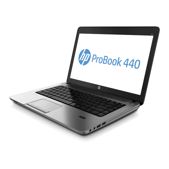 HP ProBook 430 G1 Maintenance And Service Manual