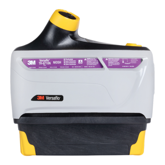 3M Versaflo TR-800 Quick Start Manual
