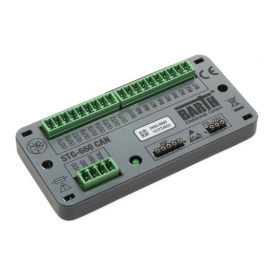 Barth Mini-PLC STG-660 CAN Manual