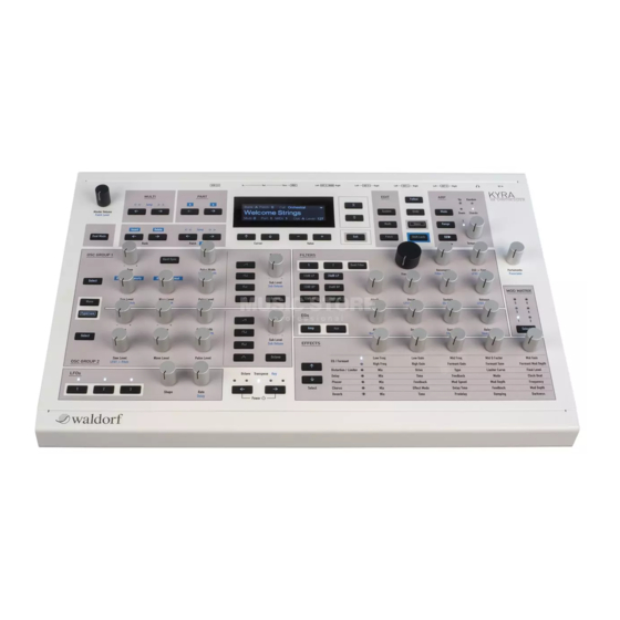 Waldorf KYRA User Manual