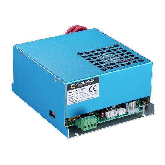 Cloudray MYJG-40 User Manual