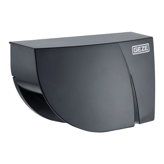 GEZE GC 342+ User Manual