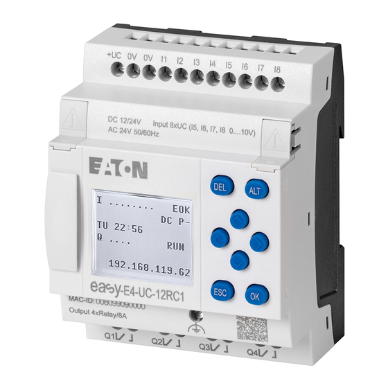 Eaton easy500 Series Installation Operation & Maintenance