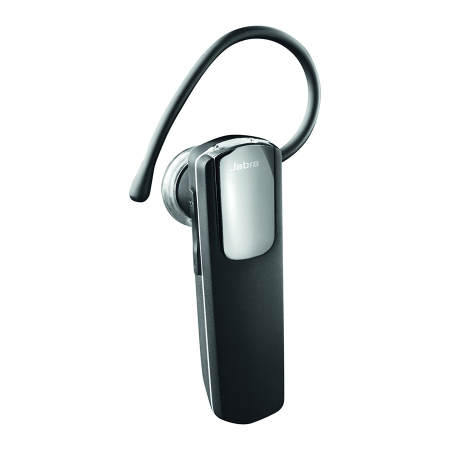 Jabra BT2090 - Bluetooth Headset Manual