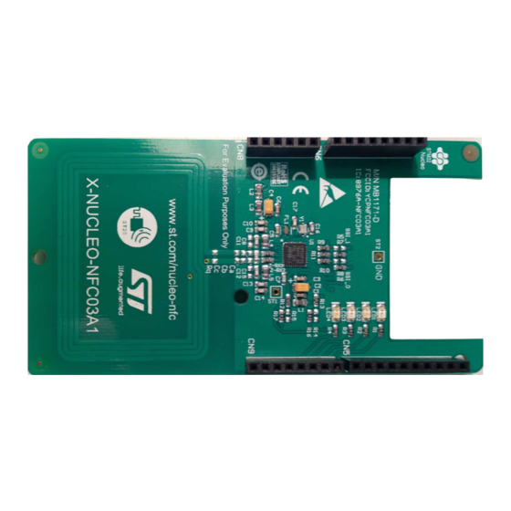 ST X-NUCLEO-NFC03A1 User Manual