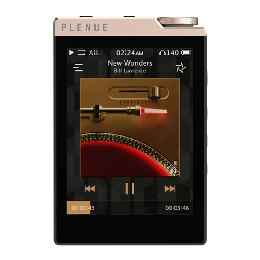 Cowon PLENUE D3 - iAudio mp3/mp4 Player Manual
