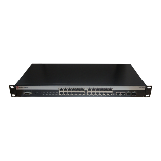 Enterasys  SecureStack A2 A2H124-24P Hardware Installation Manual