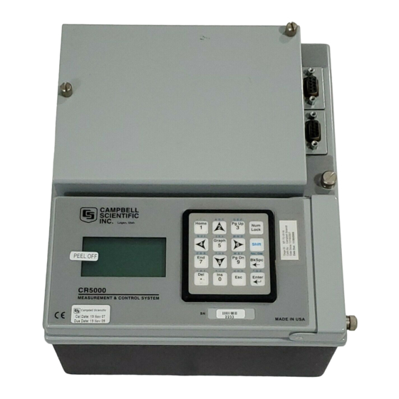 Campbell CR5000 Operator's Manual