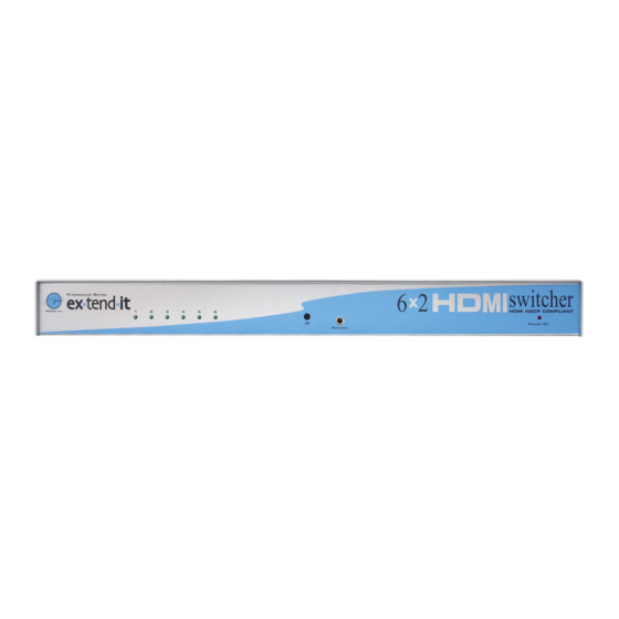 Gefen 6x2 HDMI User Manual