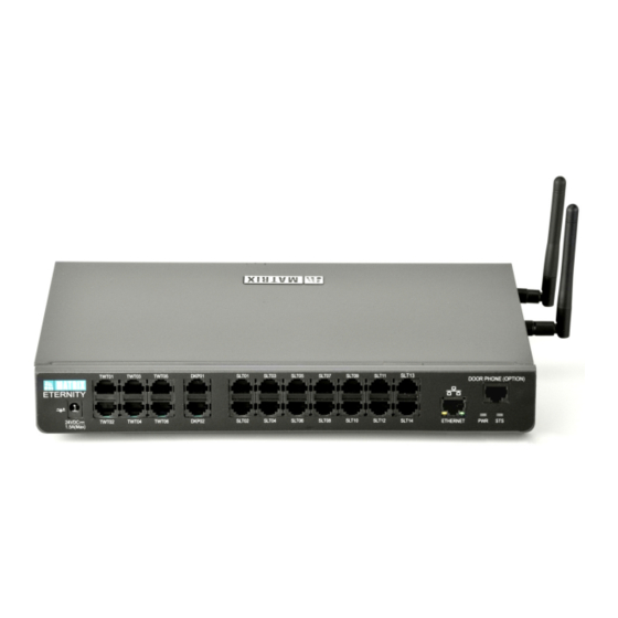 Matrix ETERNITY NE System Manual