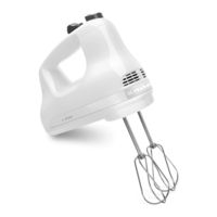 KitchenAid KHM3WHBS - Hand Mixer And Baker's Suite Instructions And Recipes Manual