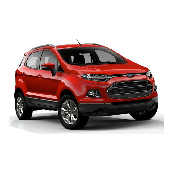 Ford 2015 ECOSPORT Owner's Manual