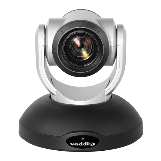 VADDIO RoboSHOT 20 UHD Installation Manual