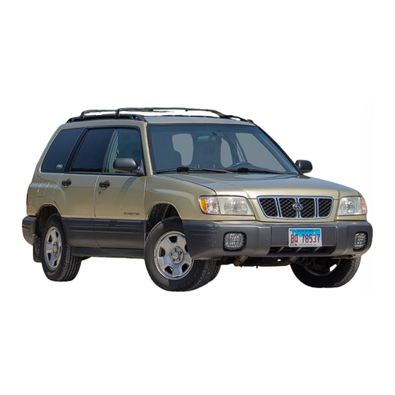 Subaru FORESTER 2001 Service Manual