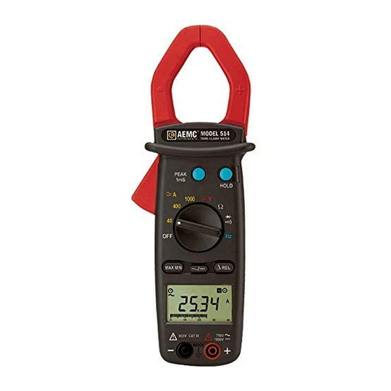 AEMC 514 User Manual