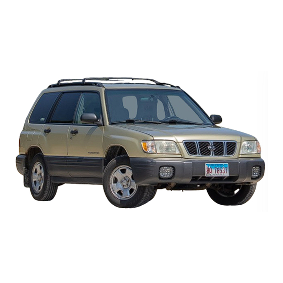 Subaru Forester 2001 Service Manual