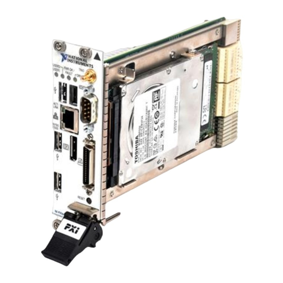 National Instruments PXIe-8820 Installation Manual
