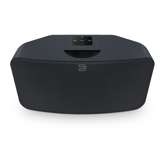 Bluesound PULSE MINI 2i Quick Setup Manual
