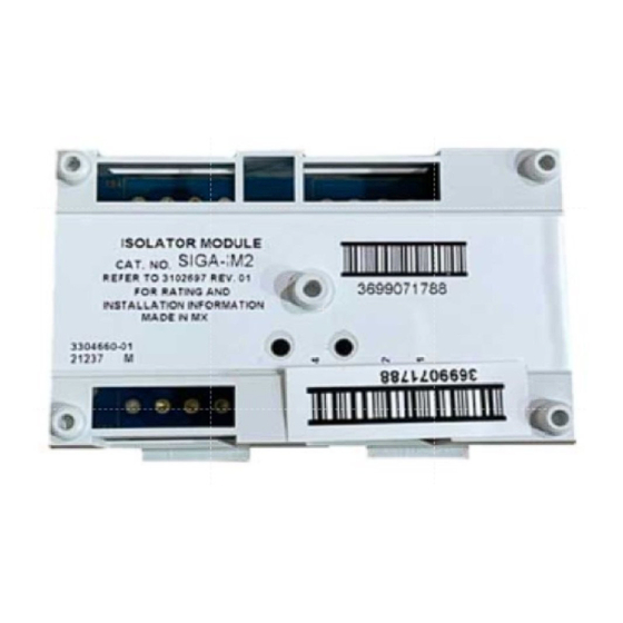 Edwards SIGA-IM2 Installation Sheet