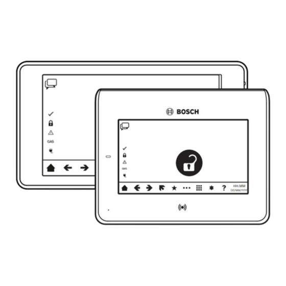 Bosch G Series Quick User Manual
