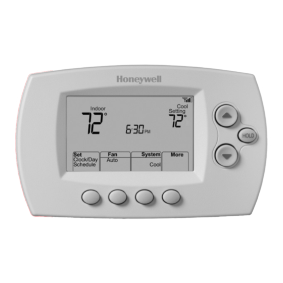 Honeywell Home FocusPRO TH6320WF Series Product Information
