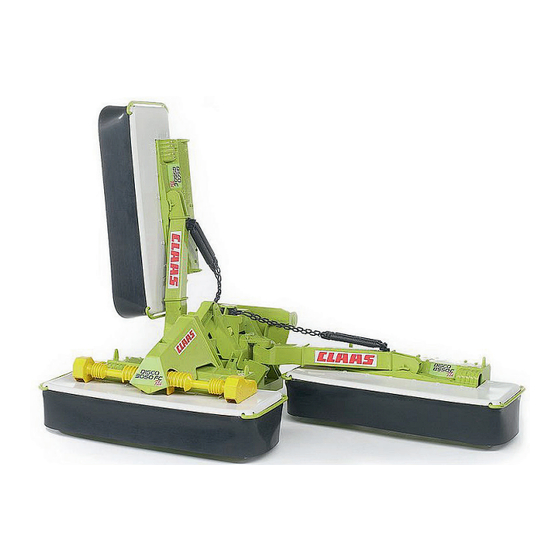 bruder Claas Disco 8550 Disc Mower Quick Start Manual