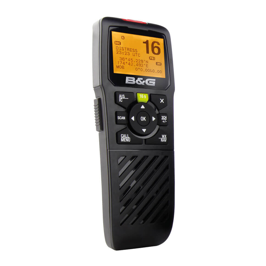B & G V50 VHF User Manual
