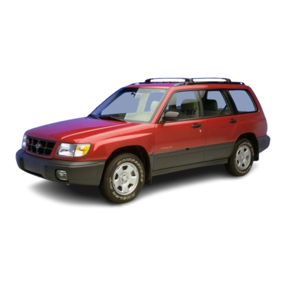 Subaru FORESTER 2001 Service Manual