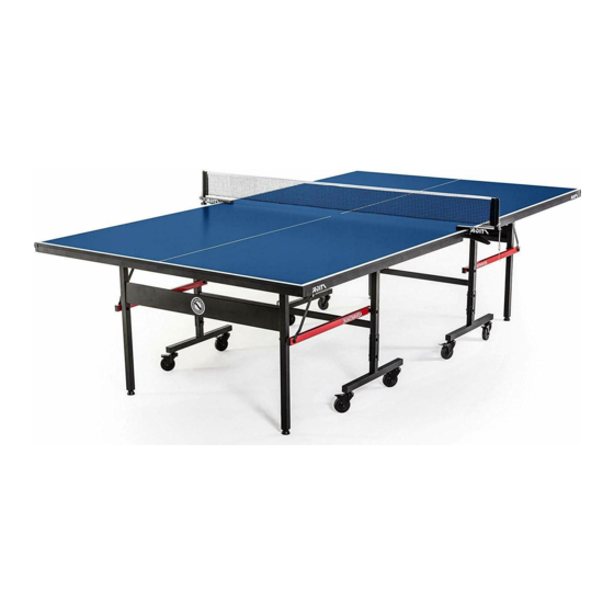 Stiga T8580W Table Tennis Table Manuals