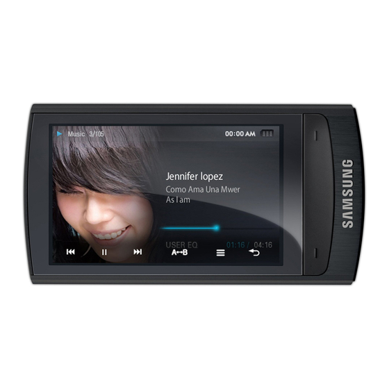 Samsung YP-R1 User Manual