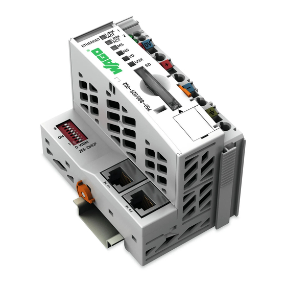 WAGO I/O System 750 Quickstart Reference
