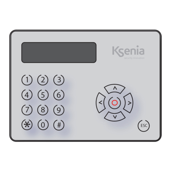 Ksenia ergo M Manual