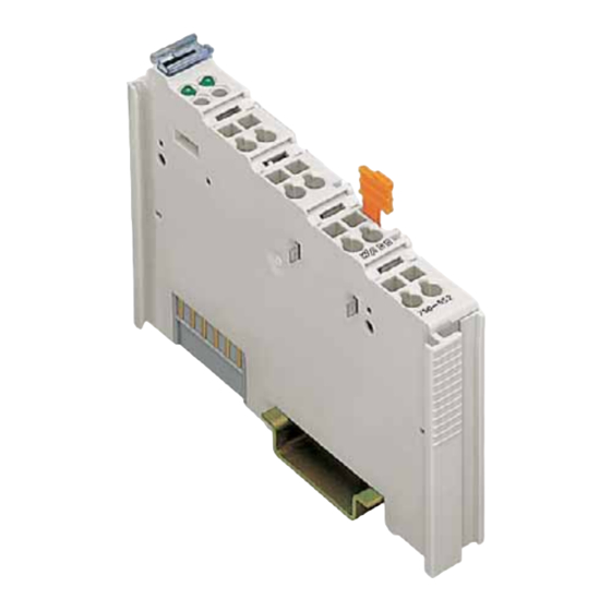 WAGO I/O-SYSTEM 750 Manual