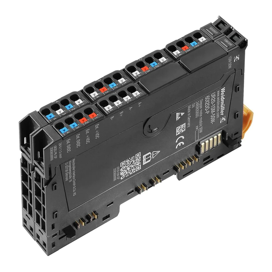 Weidmüller UR20-1SM-50W-6DI2DO-P Manual