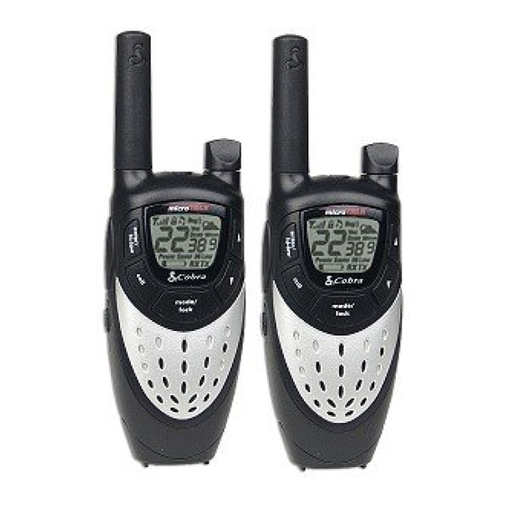 Cobra microTALK PR 4500 WX Owner's Manual