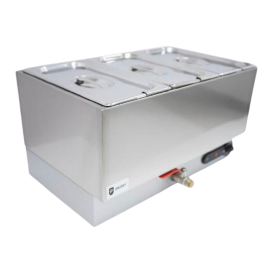 User Manuals: PARRY GBM2W Well Bain Marie