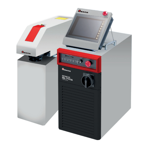 Amada ML-7 Series Operation Manual