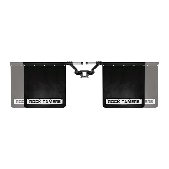 Rock Tamers 00108 Mudflap System Manuals