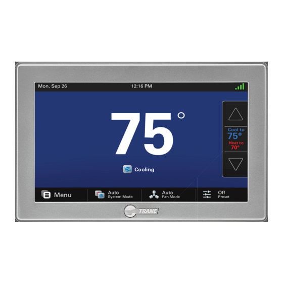 Trane TZON1050AC52ZAA Manual