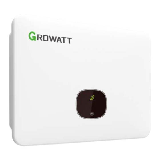Growatt MID 50KTL3-X2 Installation & Operation Manual