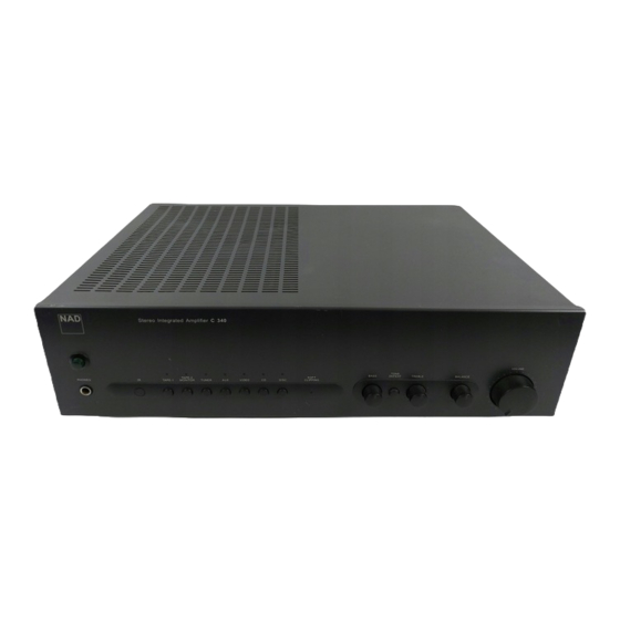 NAD C 340 Service Manual