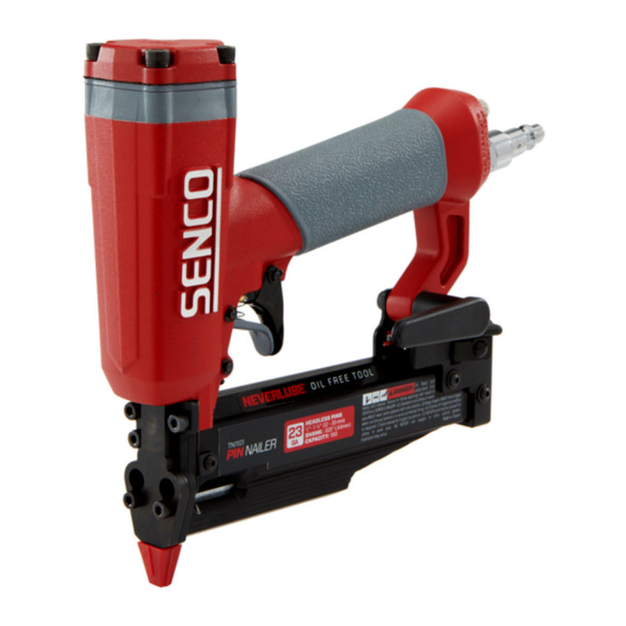 Senco TN11G1, TN11L1, TN21L1 - Micro Pinners Manual