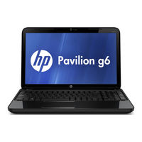 HP PAVILION G6 Maintenance And Service Manual