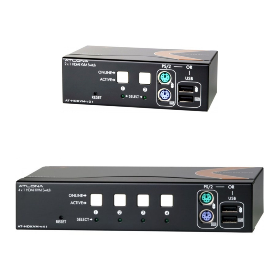 Atlona AT-HDKVM-V21 User Manual