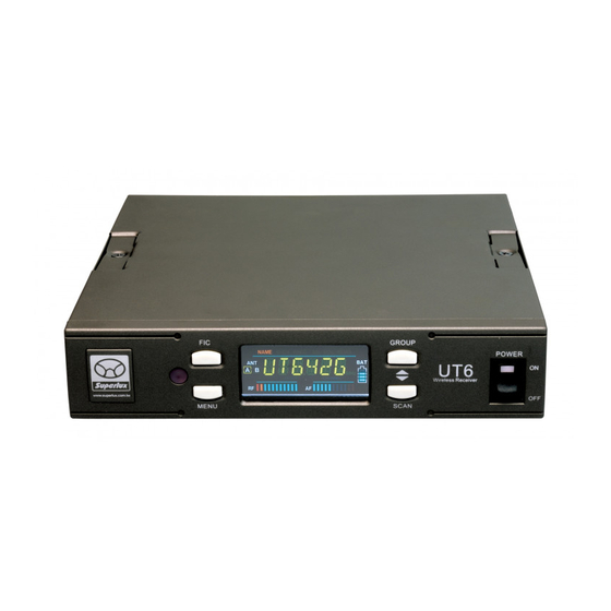 Superlux UT6 Series User Manual